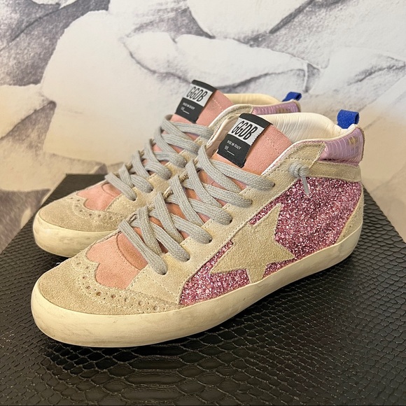 HTF GOLDEN GOOSE Midstar PINK/PURPLE 🦄 37 - Picture 3 of 12
